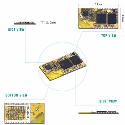 TRW-24BUS2+PA 2.4GHz Bluetooth Transceiver Module (Include PA) {@ns_text3} - UHF RFID Product Detail Image - WENSHING Electronics