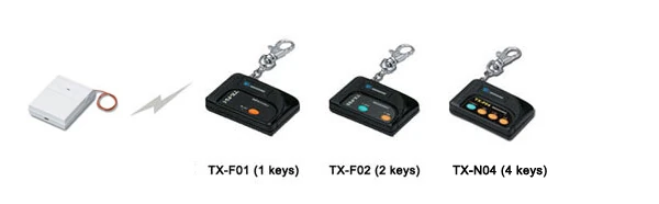 Paired remote controls - 433MHz wireless remote control receiver CS-732