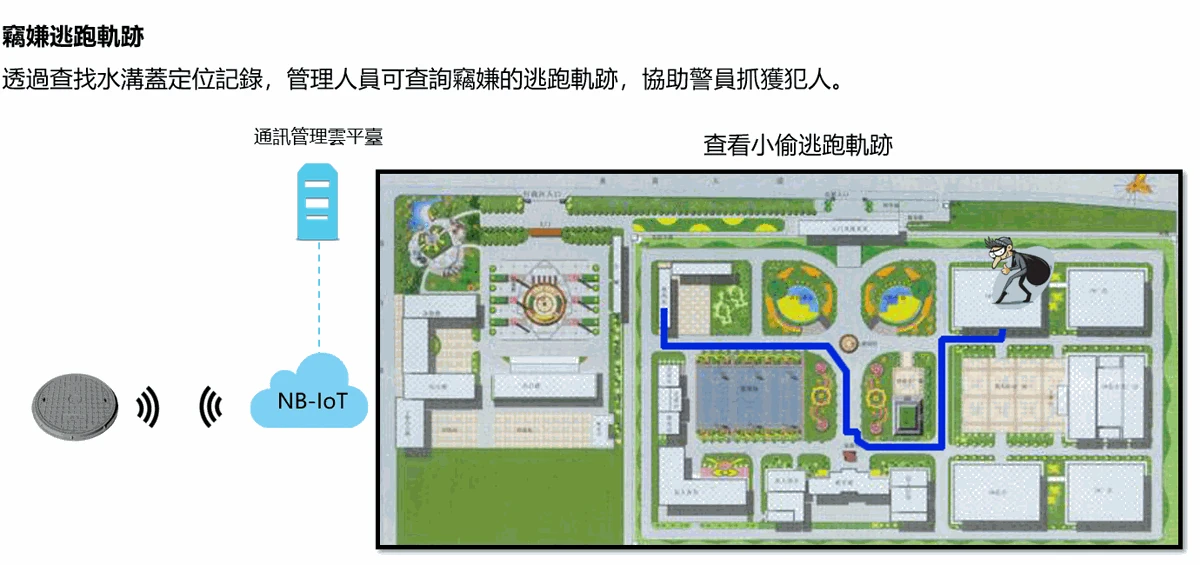 WS-COVERDET 區域積水監測示意