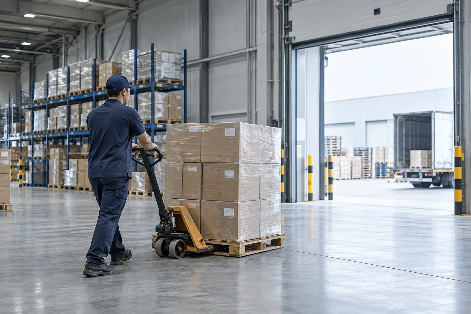 Warehouse application concept for fixed equipment wireless data links