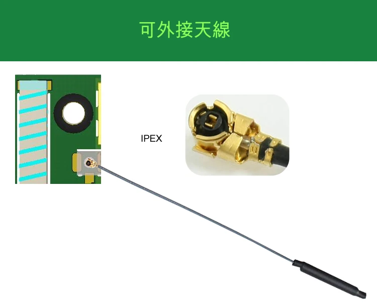 IPEX外接天線－LoRa無線傳輸模組 TRW-LORA20UARTC
