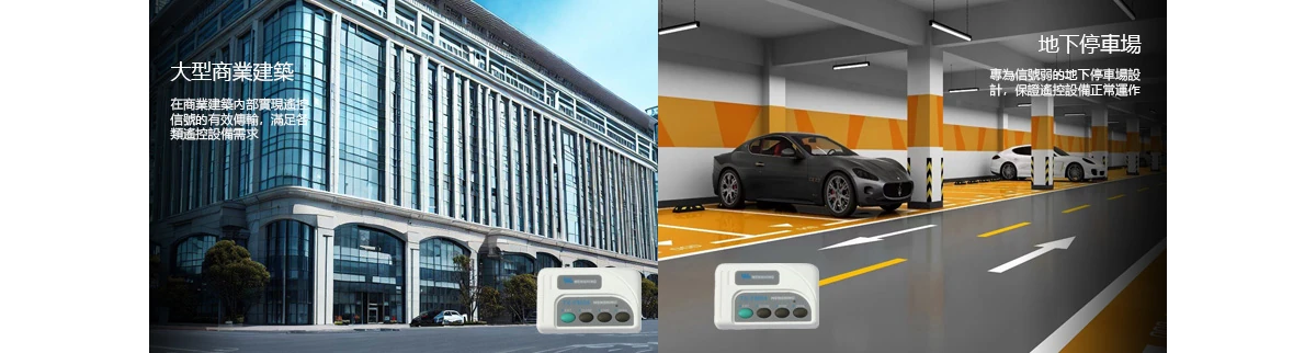 WS-REPEATER 停車場無線中繼部署示意