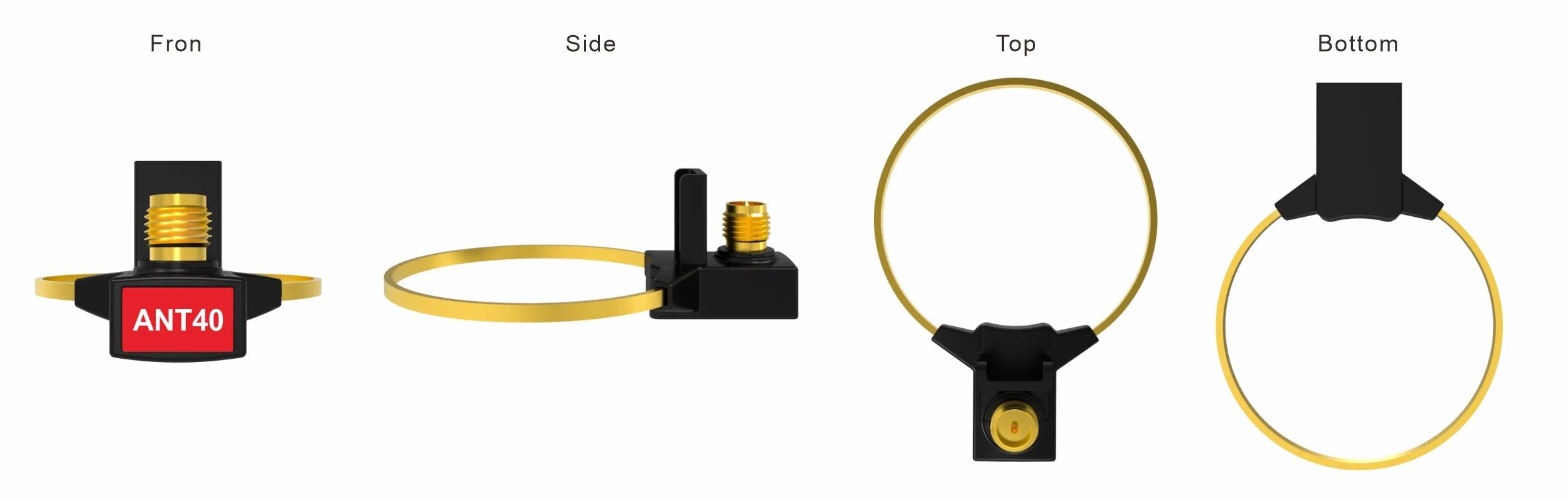 Four-view appearance - 920MHz round directional antenna W-ANT40