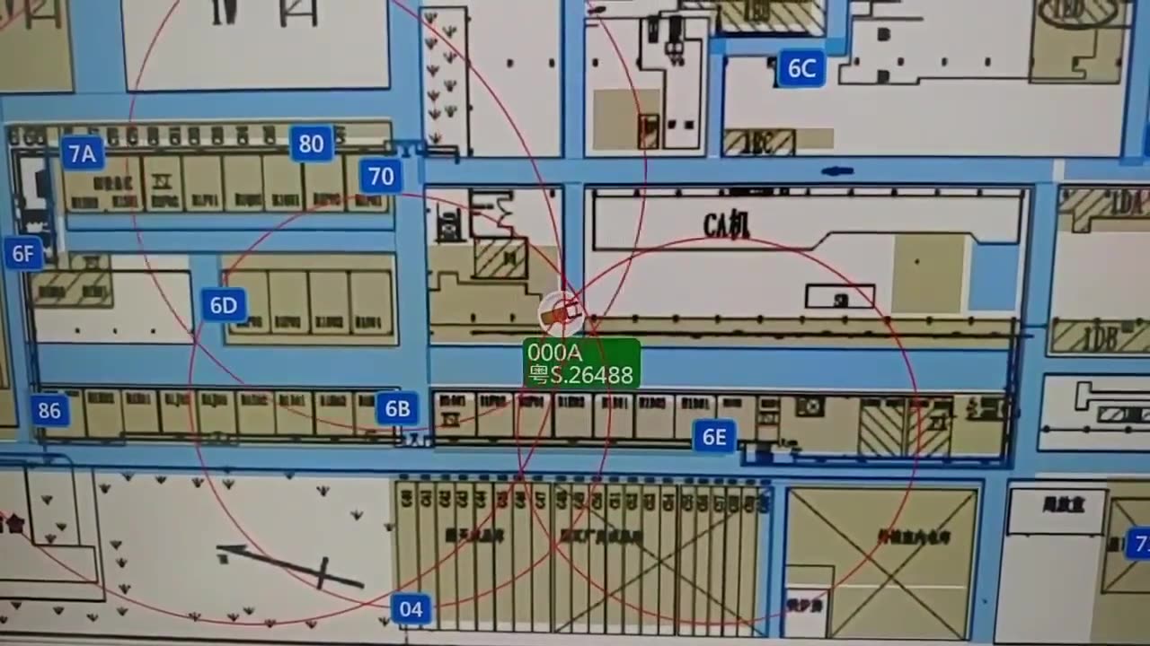 UWB 叉車定位系統｜平面圖即時追蹤與行駛軌跡