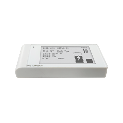 Etiqueta de posicionamiento UWB RTLS con pantalla WS-UWBPDT | E-Ink WS-UWBPDT - Imagen de detalle del producto - WENSHING Electronics